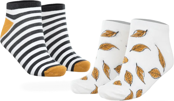 Set 2 đôi vớ cho mẹ cổ ngắn sợi tre Animo XVV223047 (NB,Nhiều màu)