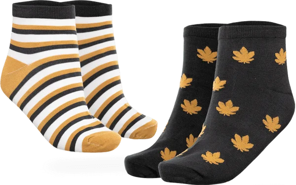 Set 2 đôi vớ cho mẹ cổ trung sợi tre Animo XVV223046 (Free size,Nhiều màu)