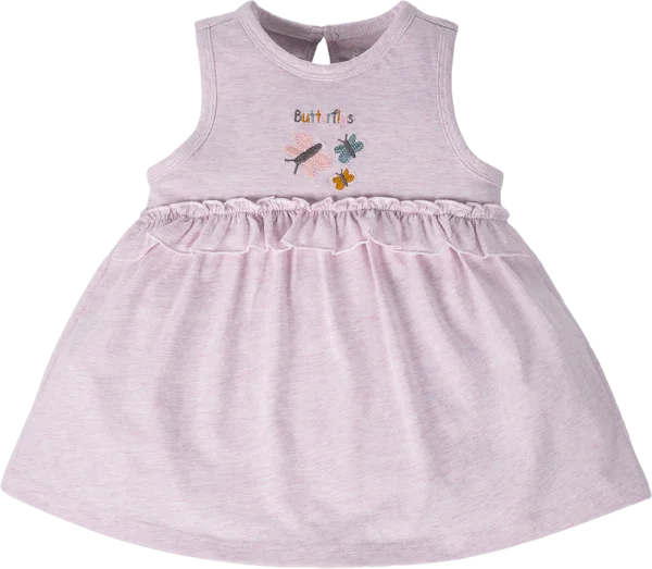 Bodysuit bé gái Hoa và Bướm Animo VD1223057 (0-12M,Hồng tím)