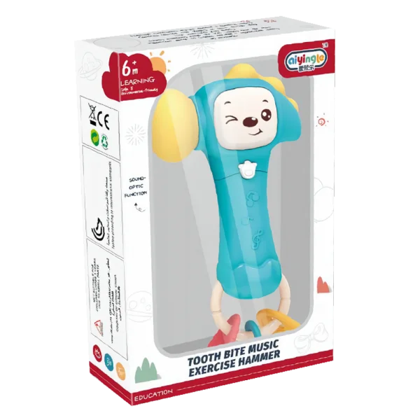 Búa đập vui vẻ có nhạc đèn YN438410 C402 (Xanh)