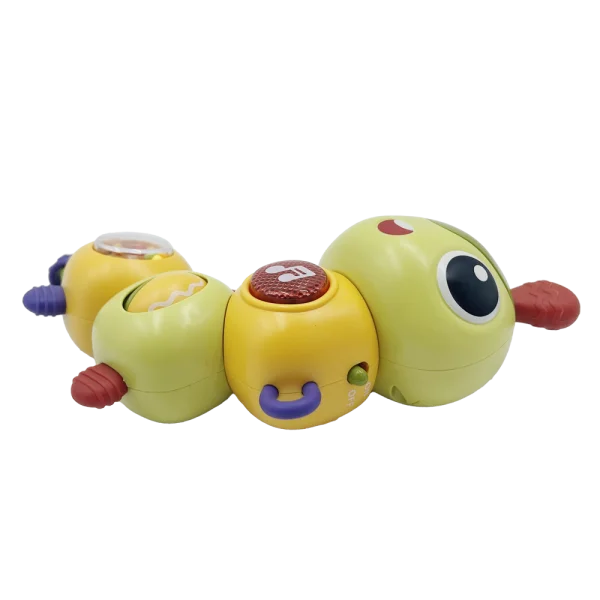 Đồ chơi vặn tay bé sâu phát nhạc đèn YN504846 C401