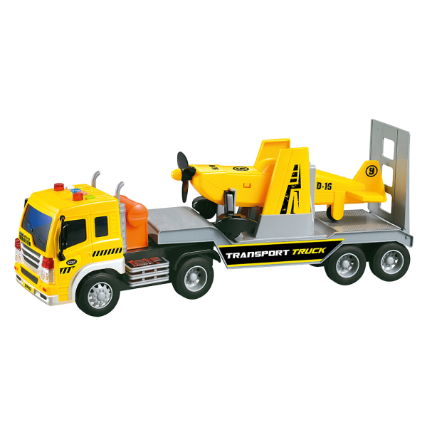 Xe cứu hộ chạy trớn chở máy bay có âm thanh và đèn RFD269725 C401 (Vàng)