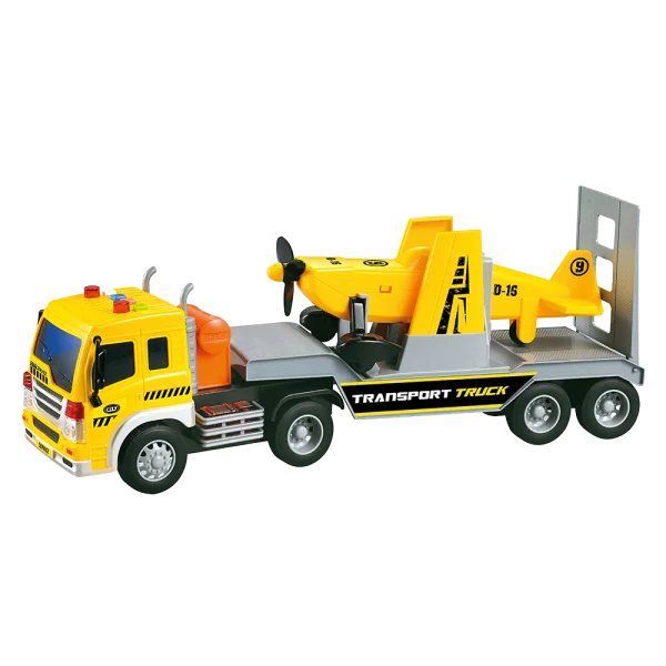 Xe cứu hộ chạy trớn chở máy bay có âm thanh và đèn RFD269725 C401 (Vàng)