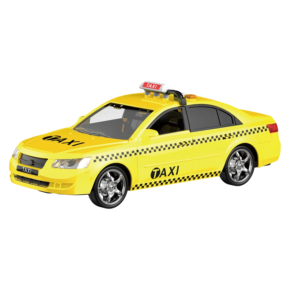 Xe taxi chạy trớn có âm thanh và đèn RFD201514 C401 (Vàng)