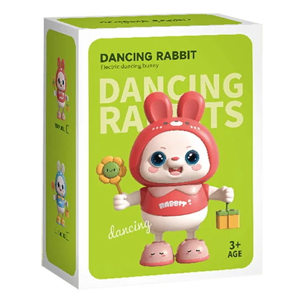 Đồ chơi em bé thỏ vui vẻ cầm hoa và quà nhảy, hát vui nhộn RFD559945 C401