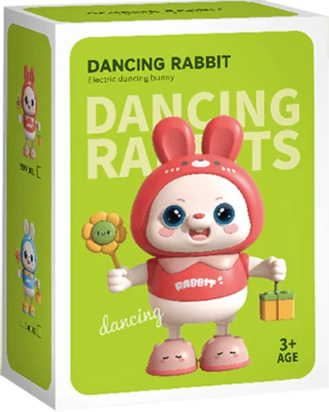 Đồ chơi em bé thỏ vui vẻ cầm hoa và quà nhảy, hát vui nhộn RFD559945 C401