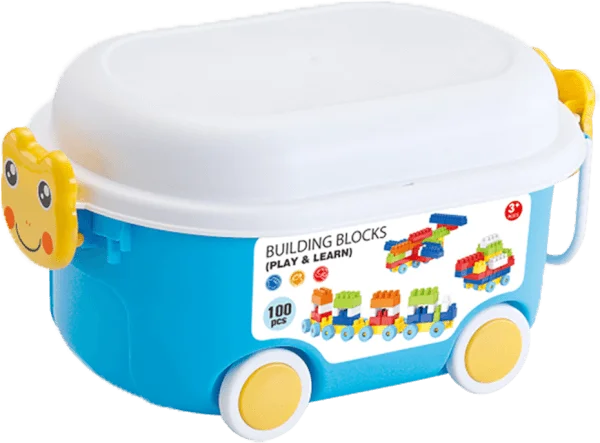 Hộp có bánh xe lắp ráp nhiều chi tiết RFD520489 C402