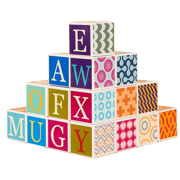 Bộ khối vuông học tập đa chủ đề 24pcs HW23162004 C402