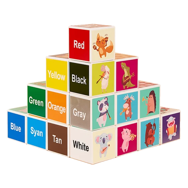 Bộ khối vuông học tập đa chủ đề 24pcs HW23162004 C402