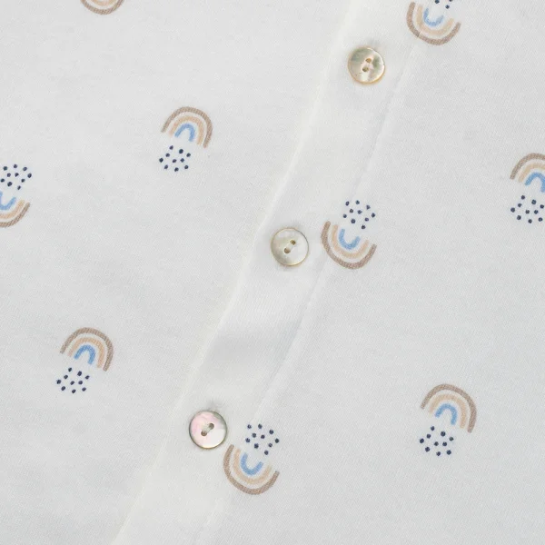 Set 2 Bộ kháng khuẩn Modal ngắn Cầu vồng Animo VD1023001 (0-24M,Beige)