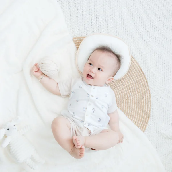 Set 2 Bộ kháng khuẩn Modal ngắn Cầu vồng Animo VD1023001 (0-24M,Beige)