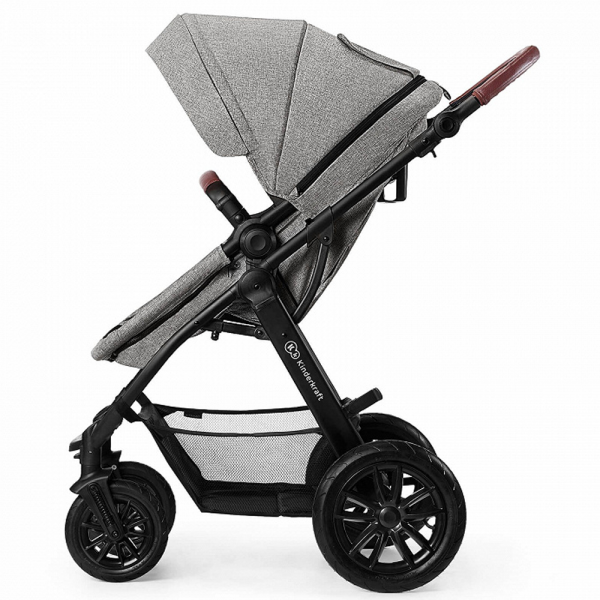 Bộ xe đẩy cho bé Kinderkraft XMOOV3IN1 (Màu ghi)