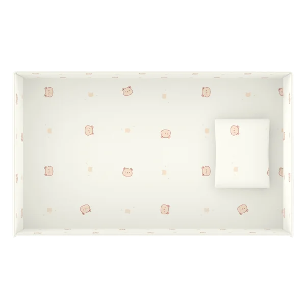 Bộ quây nệm gối dùng cho cũi gỗ C3 Autoru MBC3-CMS (trắng)