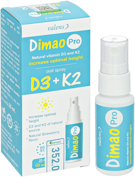 Thực phẩm bảo vệ sức khỏe Dimao Pro Oral Spray D3 K2