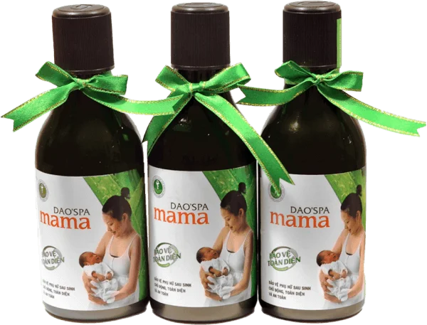 Dung dịch tắm cho sản phụ Dao'spa Mama (hộp 3 lọ x 250ml)