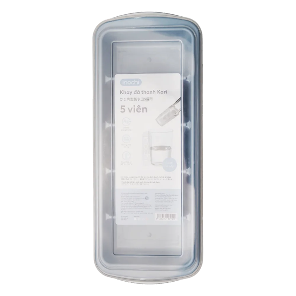 Khay đá thanh Kari 5 viên (INC, có nắp )