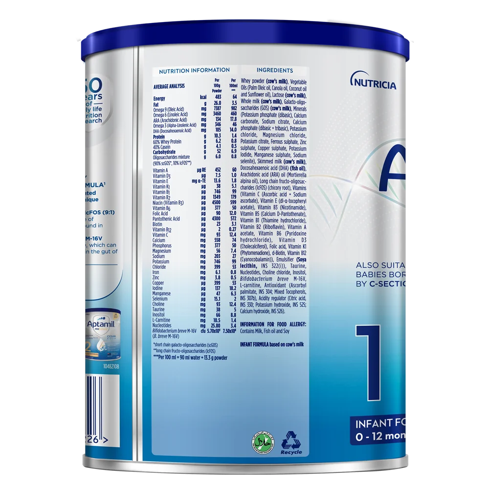 Aptamil Profutura Cesarbiotik 1 800g (0-12 tháng)