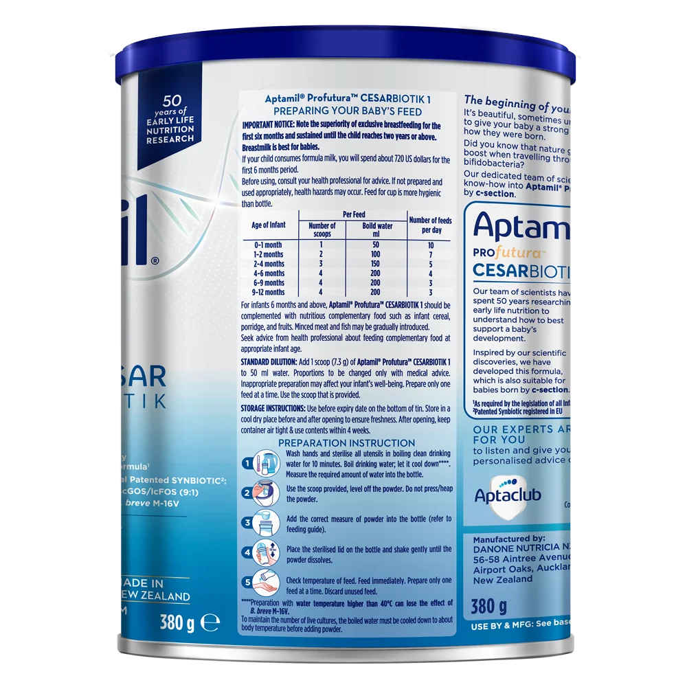 Aptamil Profutura Cesarbiotik 1 380g (0-12 tháng)
