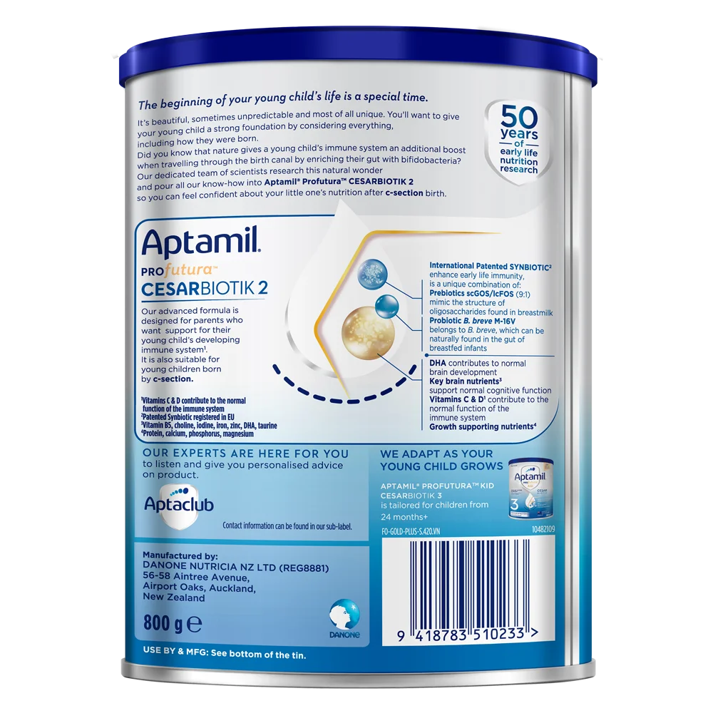 Aptamil Profutura Cesarbiotik 2 800g (12-24 tháng)