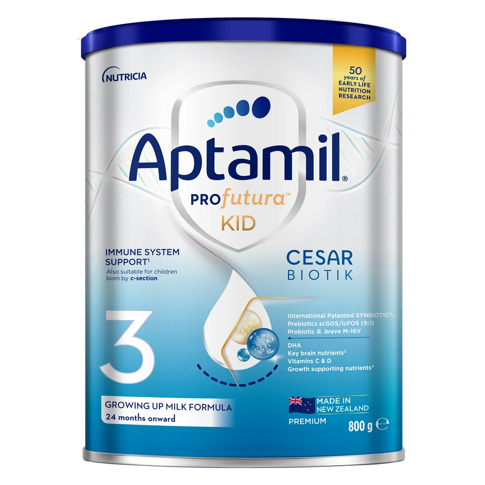 Combo 2 sữa Aptamil Profutura KID Cesarbiotik 3 800g (Từ 2 tuổi)