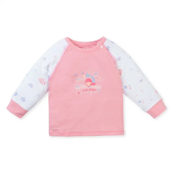 Set 2 Bộ kháng khuẩn Modal dài Tiên cá Animo VD1023006 (0-24M,Hồng)