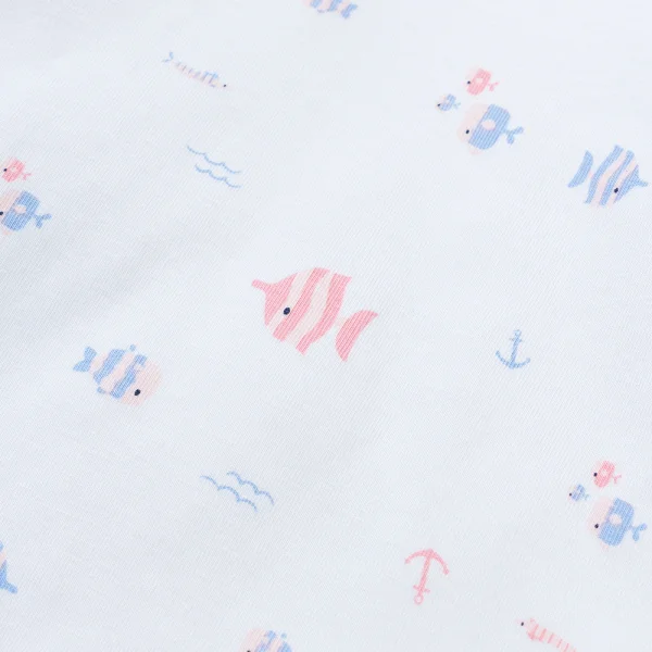 Set 2 Bộ kháng khuẩn Modal dài Tiên cá Animo VD1023006 (0-24M,Hồng)