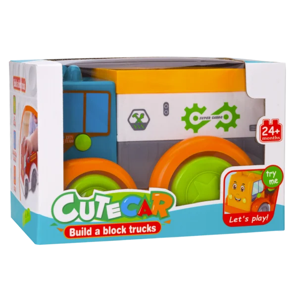 Đồ chơi khối xếp hình xe có âm thanh sinh động CY586594 C402