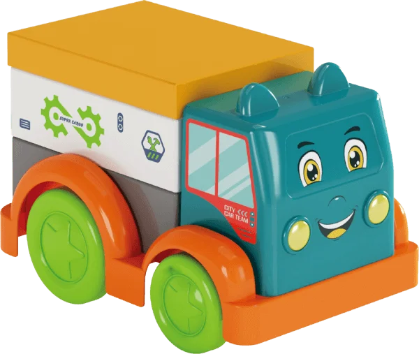 Đồ chơi khối xếp hình xe có âm thanh sinh động CY586594 C402