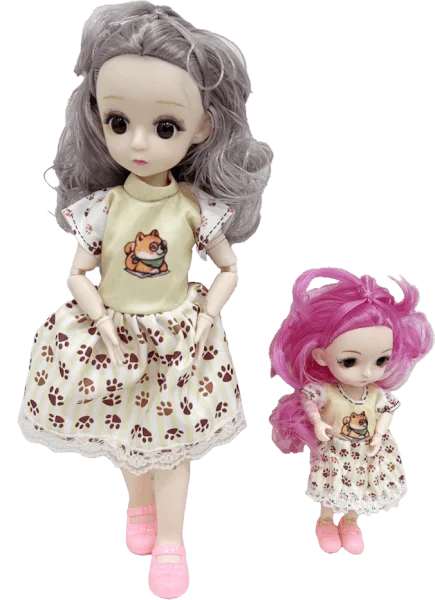 Búp bê 2 chị em tóc đỏ dễ thương CY598254 C402