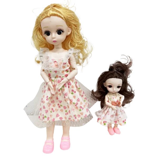 Búp bê 2 chị em tóc vàng dễ thương CY598257 C402