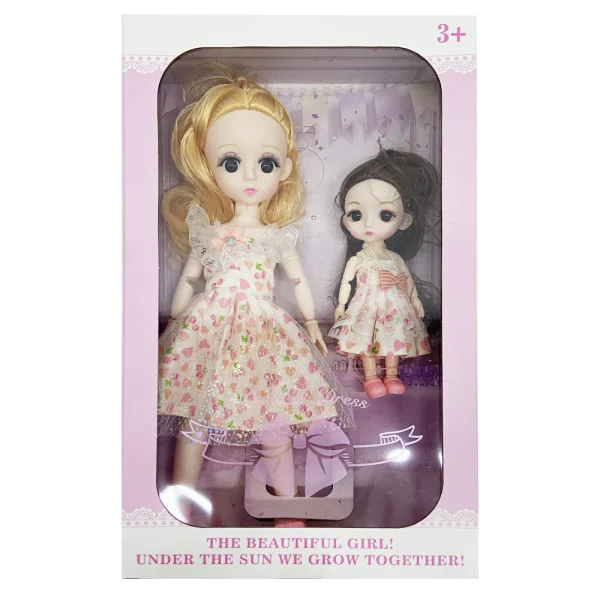 Búp bê 2 chị em tóc vàng dễ thương CY598257 C402