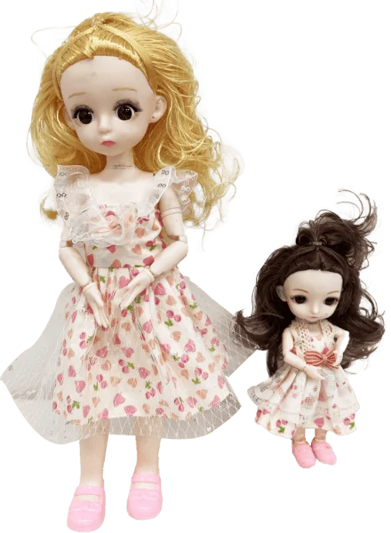 Búp bê 2 chị em tóc vàng dễ thương CY598257 C402