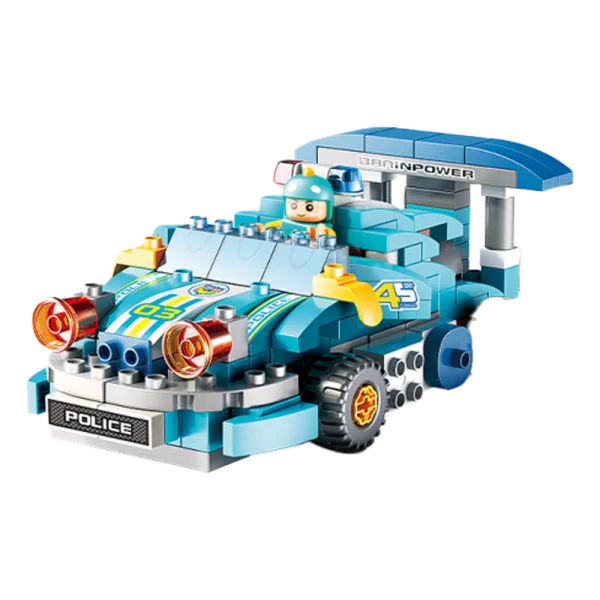 Bộ lắp ráp cao cấp mô hình robot, xe đua siêu ngầu 182pcs CY588782 C402