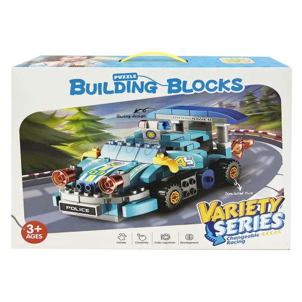 Bộ lắp ráp cao cấp mô hình robot, xe đua siêu ngầu 182pcs CY588782 C402