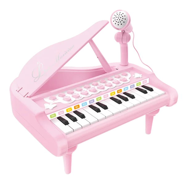 Đàn piano cao cấp đa chức năng kèm micro CY134588 C402 (Hồng)