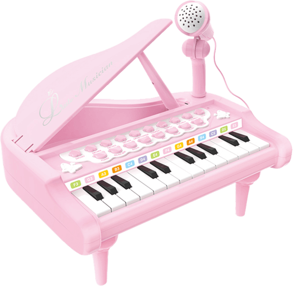 Đàn piano cao cấp đa chức năng kèm micro CY134588 C402 (Hồng)