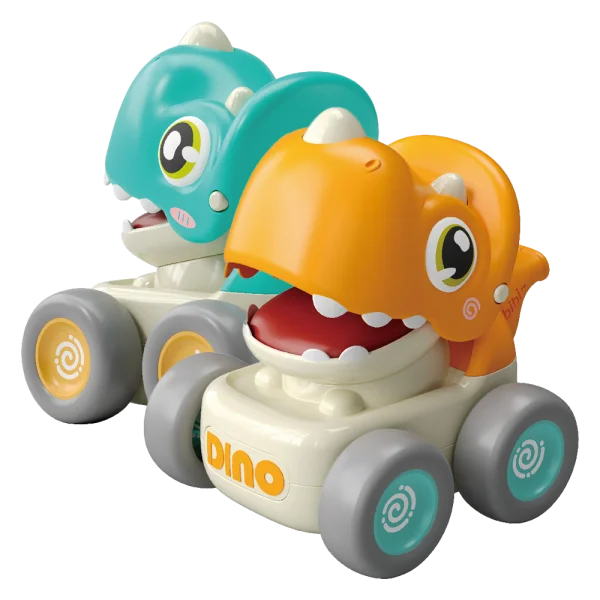 Bộ 2 xe ô tô khủng long chạy đà siêu ngầu có còi xe CY522513 C401