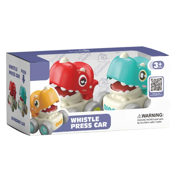 Bộ 2 xe ô tô khủng long chạy đà siêu ngầu có còi xe CY522513 C401