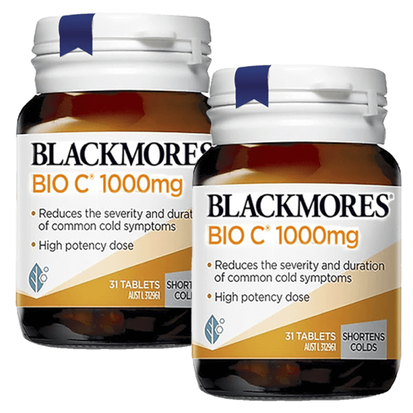 Combo 2 Thực phẩm bảo vệ sức khỏe Blackmores Bio C 1000mg
