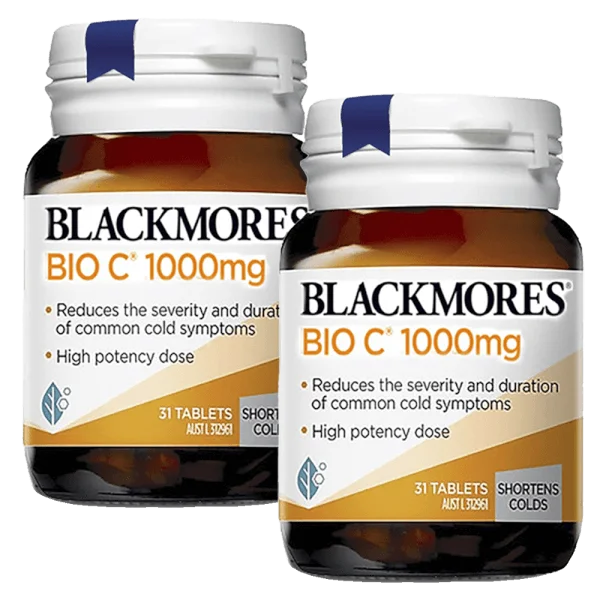 Combo 2 Thực phẩm bảo vệ sức khỏe Blackmores Bio C 1000mg