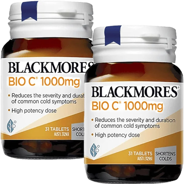 Combo 2 Thực phẩm bảo vệ sức khỏe Blackmores Bio C 1000mg