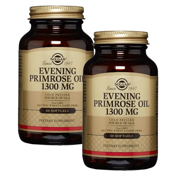 Combo 2 Viên uống tinh dầu hoa anh thảo Solgar Evening Primrose Oil 1300 MG, 60 viên