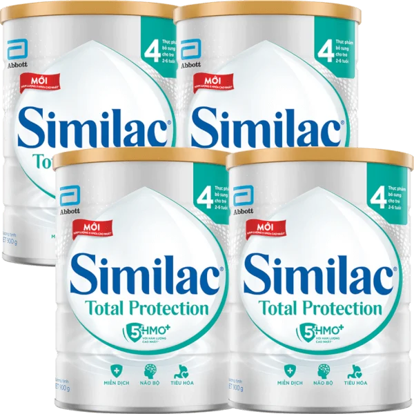 Combo 4 Sữa Similac Total Protection 4 900g (2 - 6 tuổi)