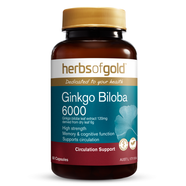 Thực phẩm bảo vệ sức khoẻ Herbs of Gold Ginkgo Biloba 6000