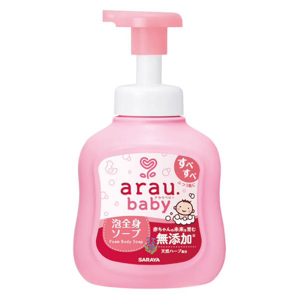 Bọt tắm gội thảo mộc Arau Baby - chai 450ml