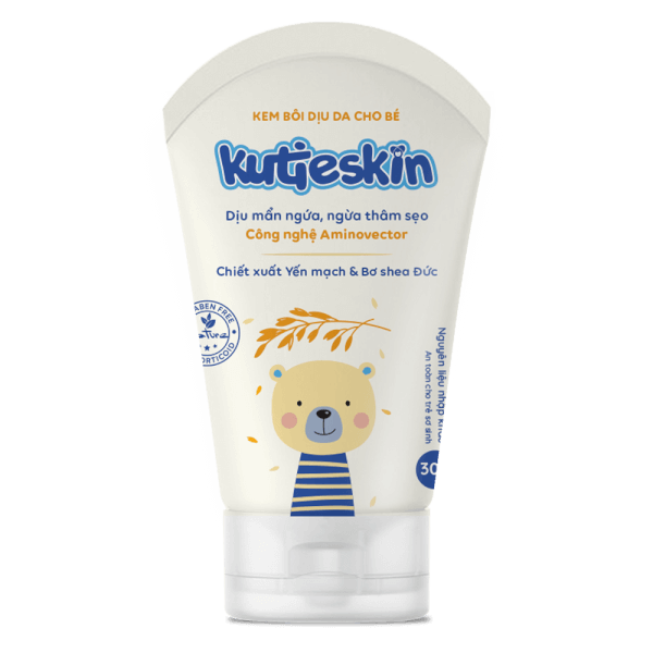 Kem bôi dịu da cho bé Kutieskin 30g + Kem bôi dịu da cho bé Kutieskin 5g