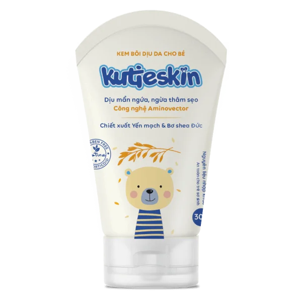 Kem bôi dịu da cho bé Kutieskin 30g + Kem bôi dịu da cho bé Kutieskin 5g