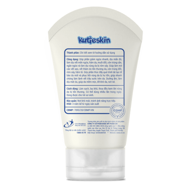Kem bôi dịu da cho bé Kutieskin 30g + Kem bôi dịu da cho bé Kutieskin 5g
