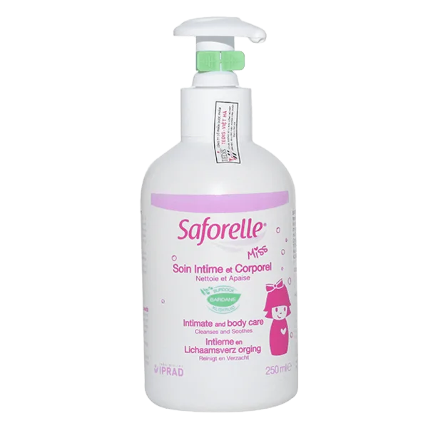 Dung dịch vệ sinh bé gái Saforelle Miss 250ml