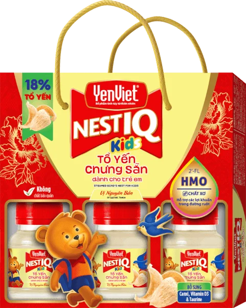 Tổ Yến Chưng Sẵn Dành Cho Trẻ Em YenViet NestIQ